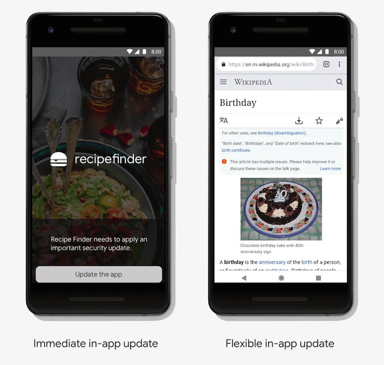 Google will introduce the new possibility of updates