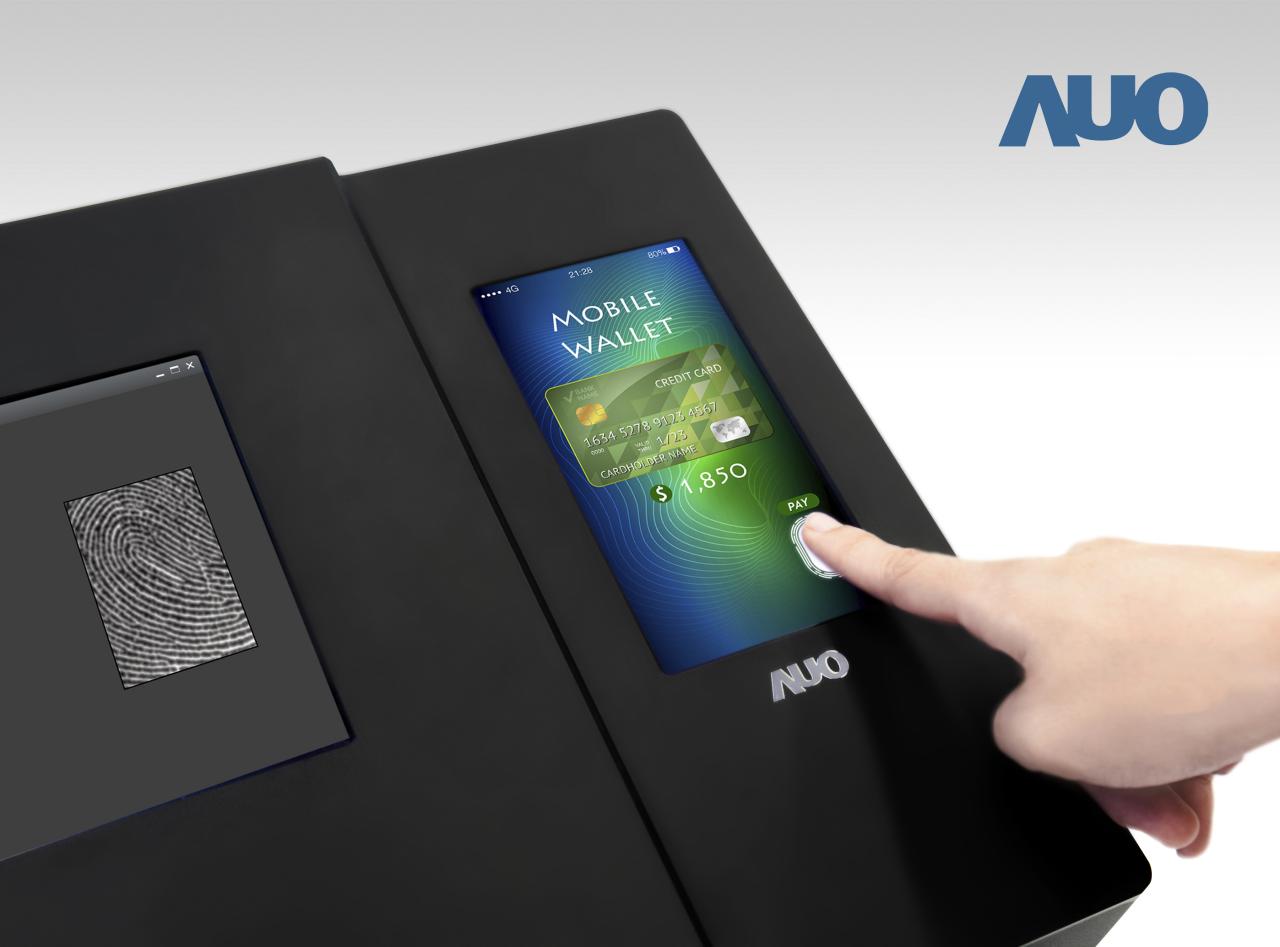 AU Optronics introduced the screen sensor size