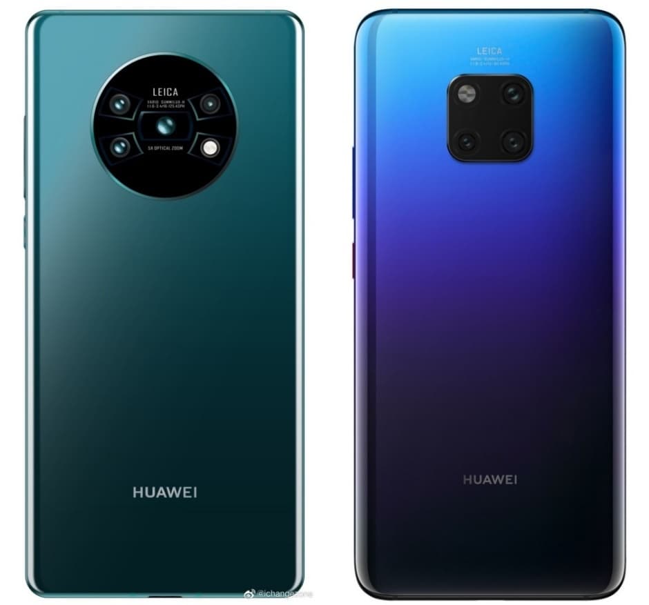 Утечка рассекретила дизайн неанонсированного Huawei Mate 30