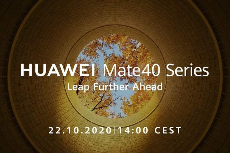 Mate 40 will be announced on October 22