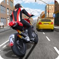 Download Race the Traffic Moto (MOD, money/fuel) free on android