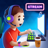 Idle Streamer! MOD APK (Dinheiro Infinito) v1.49 - 2023 Baixar