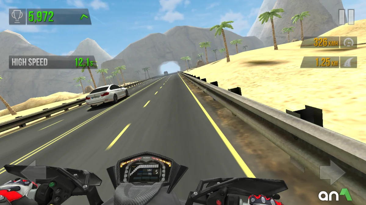 Скачать Traffic Rider (MOD, много денег) 1.99b APK на андроид