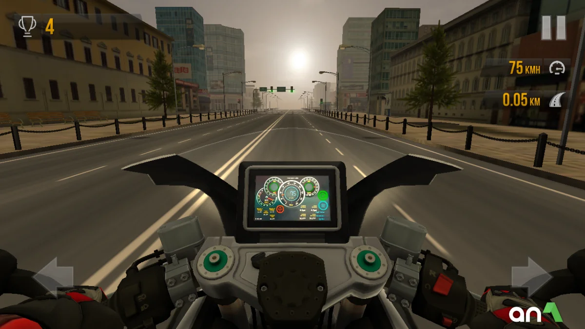 Скачать Traffic Rider (MOD, много денег) 1.99b APK на андроид