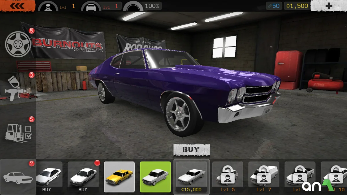 Burn Out Drag Racing for Android - Download