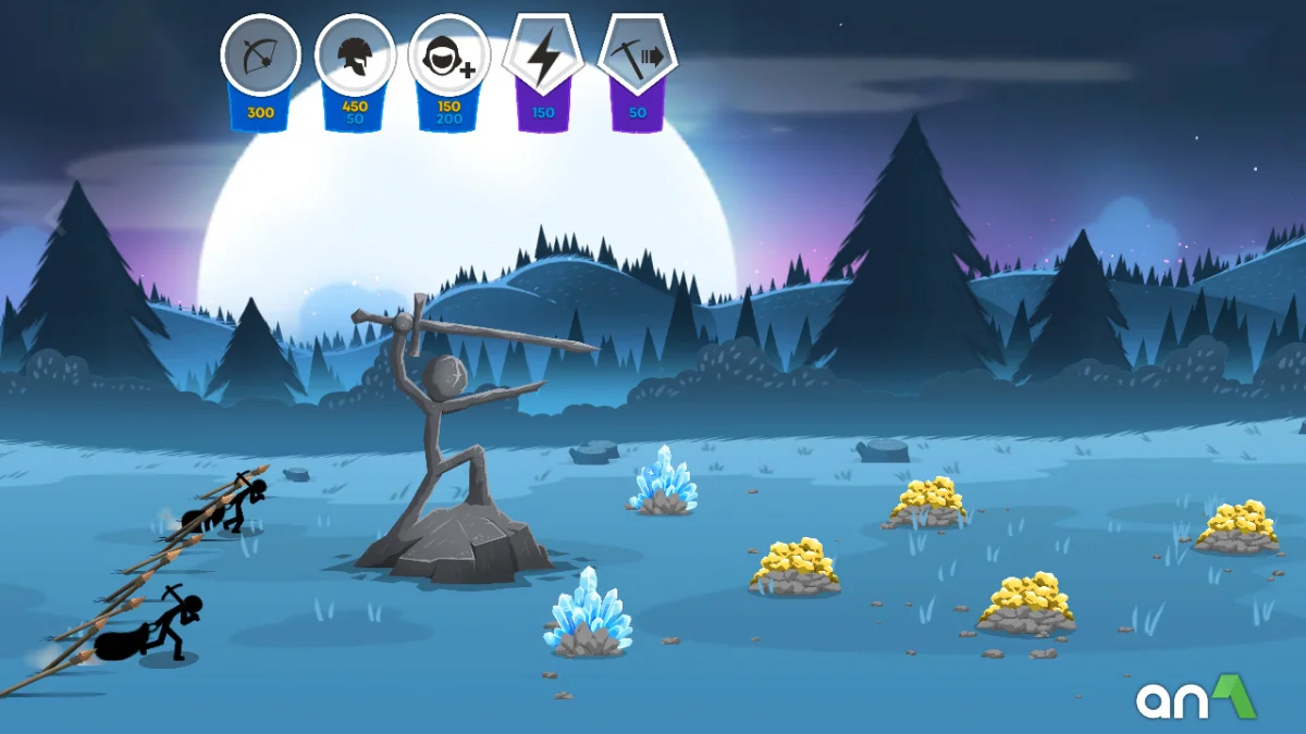 Скачать Stick War 3 (MOD, много камней/всё открыто) 2024.3.2028 APK на  андроид