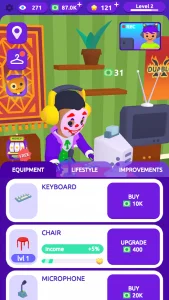 Idle Streamer! Mod apk [Unlimited money][No Ads] download - Idle