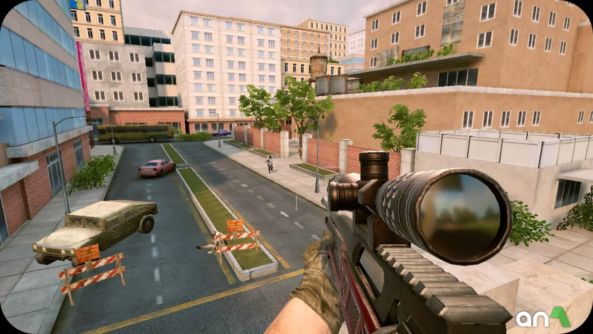 Скачать SNIPER ZOMBIE 3D (MOD, много денег) 2.35.0 APK на андроид