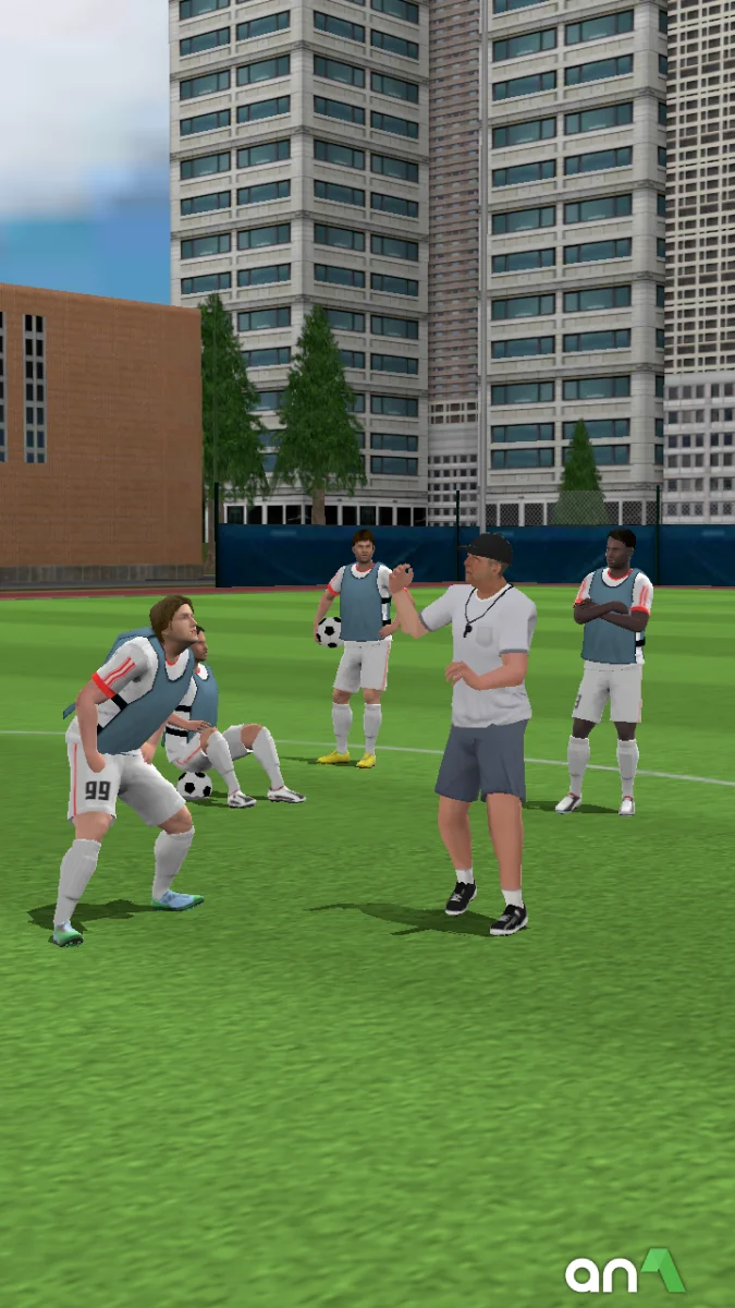 Soccer Super Star MOD unlimited replay of kicks on the ball 0.2.25