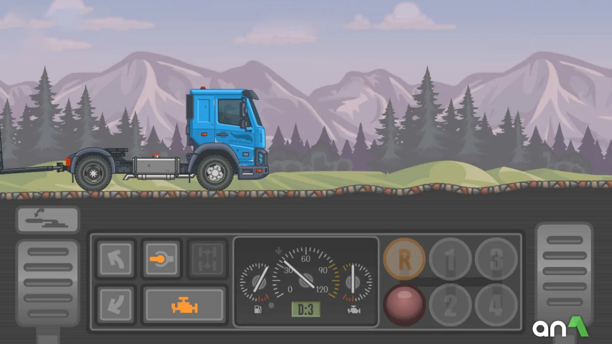 Скачать Trucker and Trucks (MOD, бесплатные покупки) 4.3 APK на андроид