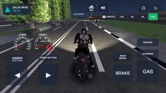 Drag Bike 201m Sunmori (MOD, Unlimited Coins)