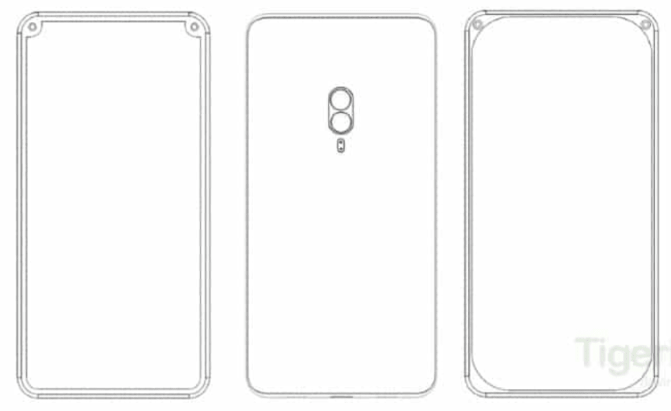 Xiaomi has patented unusual options for the location of the front cameras